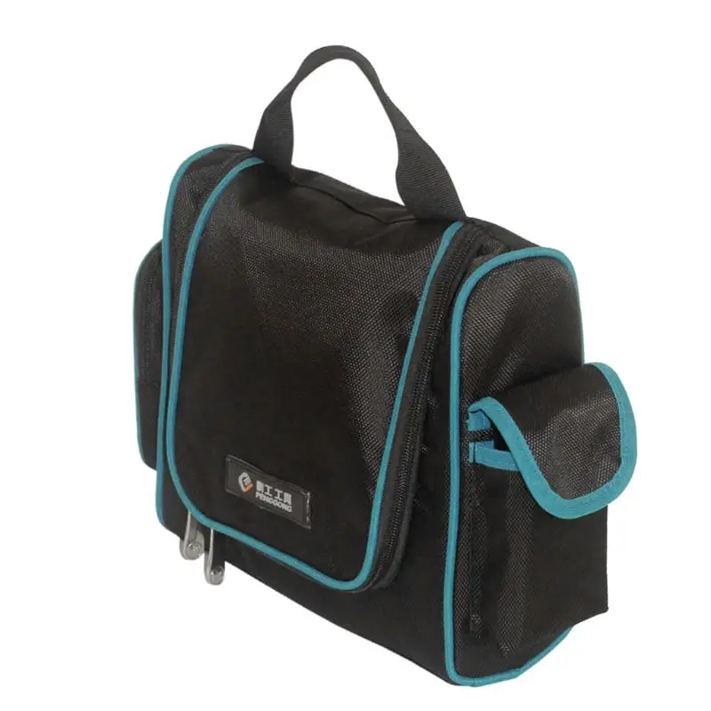 

Hardware Machinist Toolkit Handbag Waterproof Oxford Cloth Multi Zipper Organize Pockets Storage Pouch Portable Electrician Work