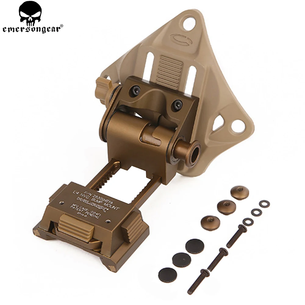 

EMERSON Hletmet L4G19 NVG Mount with Shroud for PVS15 / PVS18 / GPNVG18Hunting Tactical Helmet Night Vision Stent EM9459
