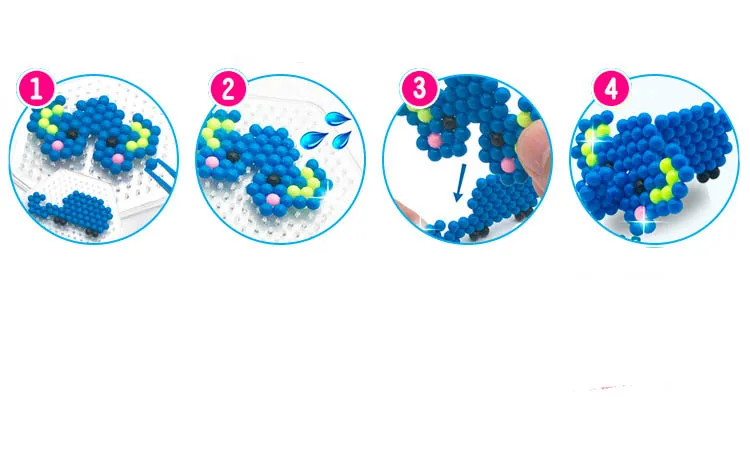 10 цветов, хрустальные бобы, сделай сам, спрей для воды, магические бусины, 3D головоломка, Обучающий набор, игрушки для детей