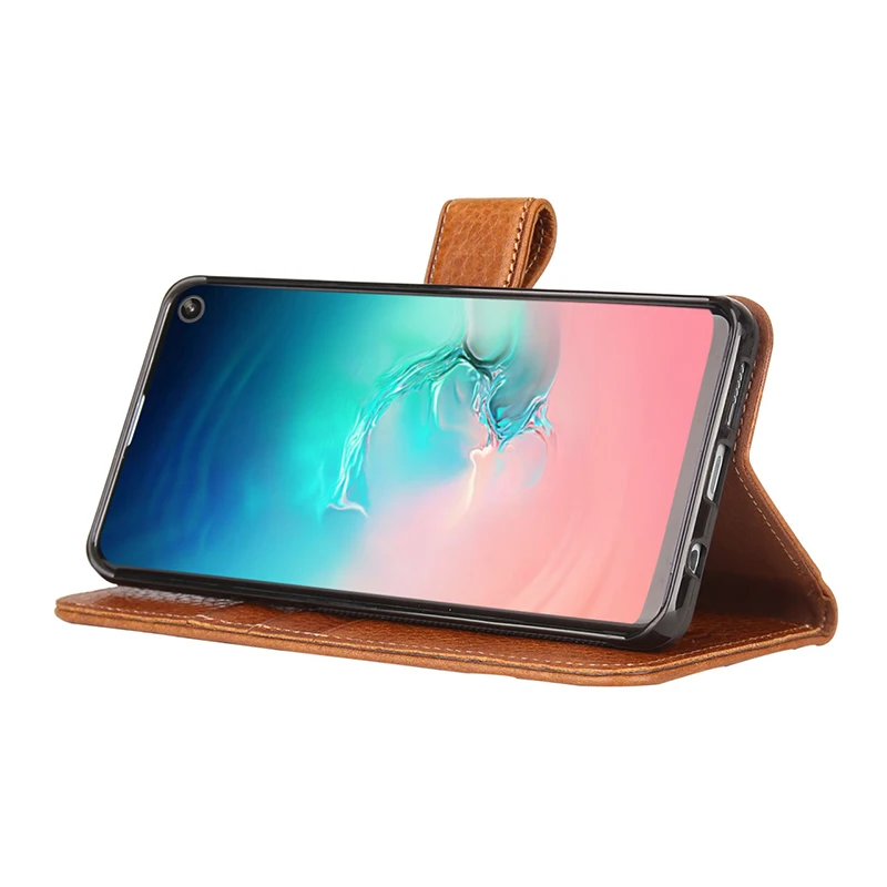 Pierre Cardin Натуральная кожа флип чехол для samsung Galaxy S10 плюс держатель Карт Подставка