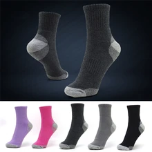 Мужские и женские спортивные хлопковые дышащие дезодорирующие носки впитывающие полотенца носки для альпинизма, Походов, Кемпинга, бега, велоспорта