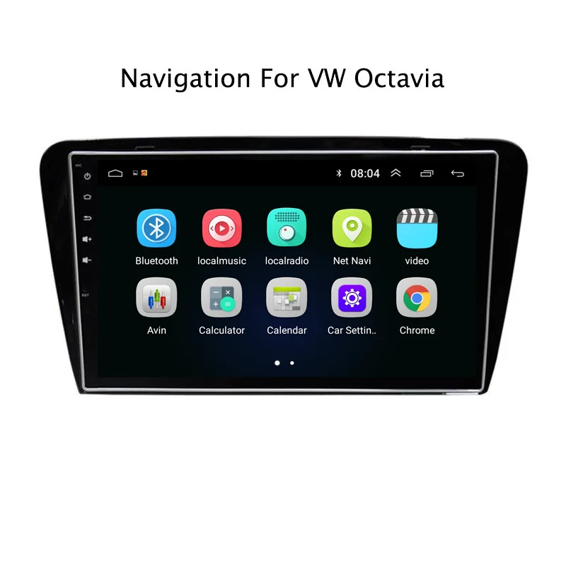 Ectwodvd Android 8 1 автомобильный dvd плеер gps навигация для Skoda Octavia 2015 2018 Радио