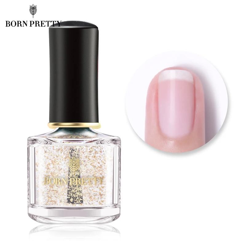 BORN PRETTY Nail Care Essence 6ml Gold Foil Treatment Cuticle Oil Feet Care Nails Edge Protection Liquid