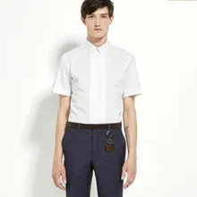 S-5XL Новинка года Для мужчин одежда мода BIGBANG стилист Подиум Тонкий пуговицами дизайн рубашки Большие размеры певица костюмы