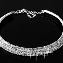 5 стилей модные вечерние и свадебные ювелирные аксессуары Элегантные Стразы инкрустированные воротник ожерелье