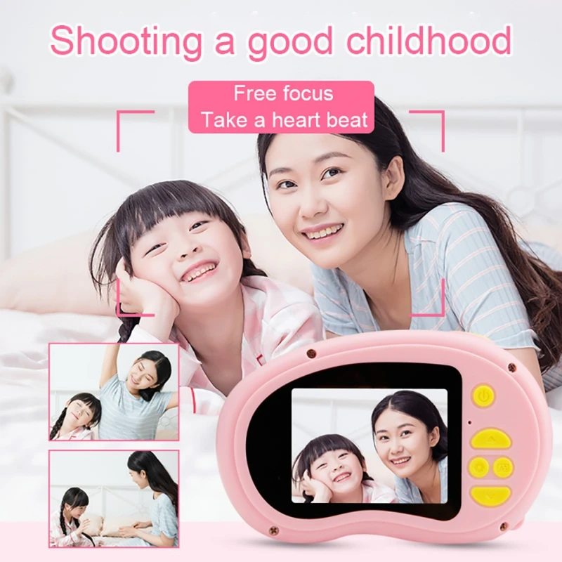 

Free Fous Children Digital Camera Mini Cartoon Portable Video Recorder Camcorder Kids Gift