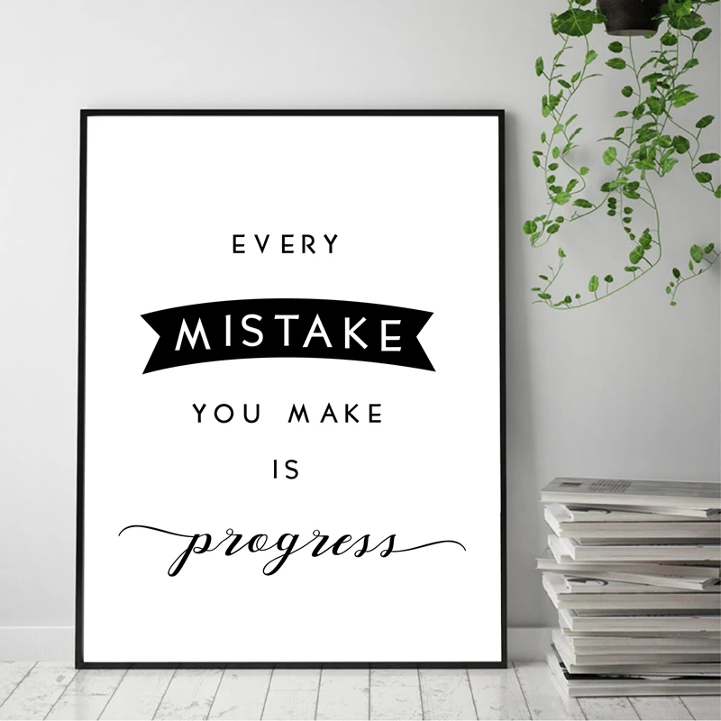 Growth Mindset Classroom Poster Wall Decor
