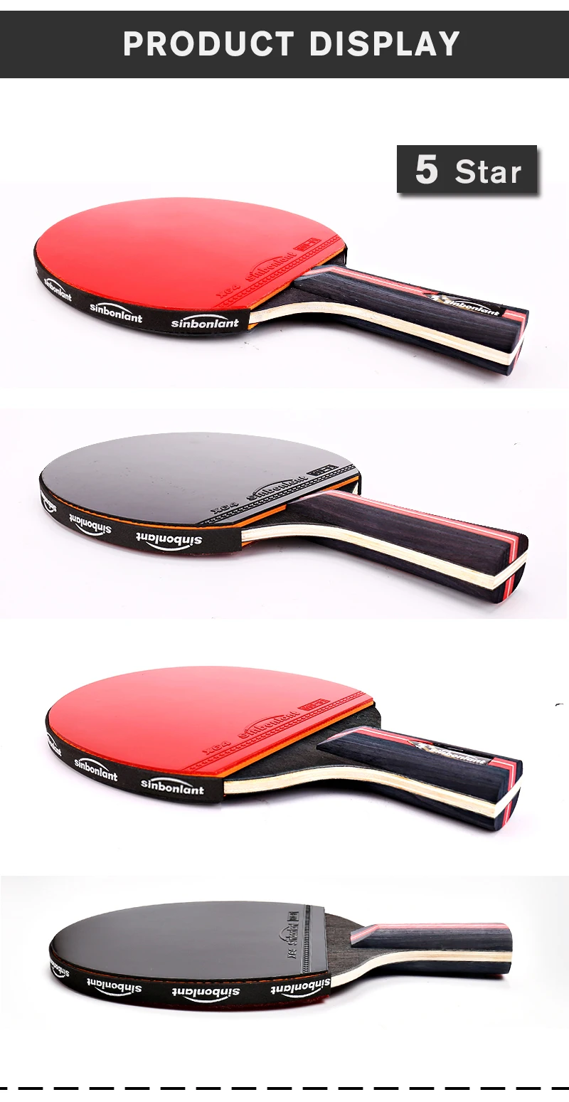 Table Tennis Hub Promotional 5 Star Table Tennis Bats