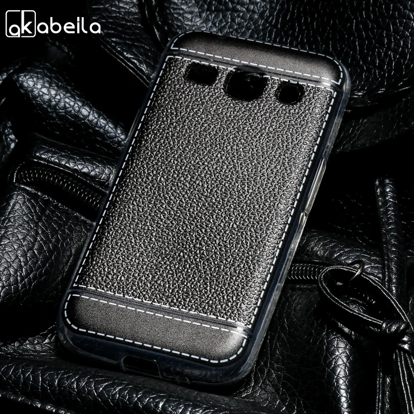 

AKABEILA Silicone Phone Cover Case For Samsung Galaxy Star Advance G350E Star 2 Plus SM-G350E 4.3 inch Case TPU Lichee Cover Bag
