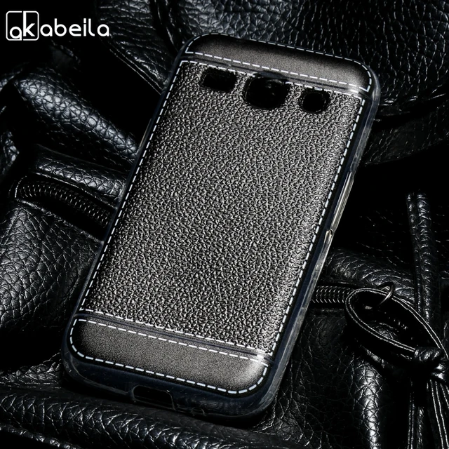 Best Offers AKABEILA Silicone Phone Cover Case For Samsung Galaxy Star Advance G350E Star 2 Plus SM-G350E 4.3 inch Case TPU Lichee Cover Bag