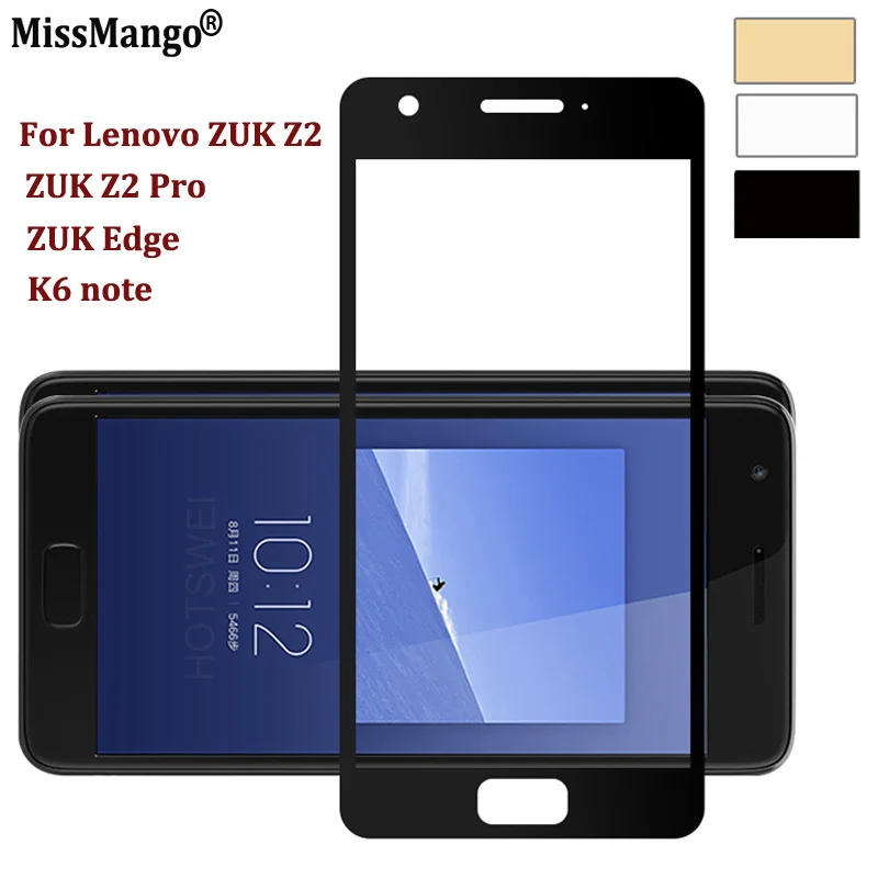 

For Lenovo K6 k 6 Note 3D Full Cover Tempered Glass For Lenovo Zuk Z2 Pro K6 Note Zuk Edge 9H Premium Screen Protector Film Case