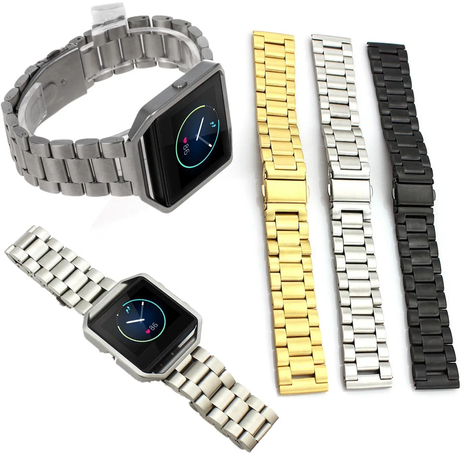 fitbit blaze smart fitness watch with heart rate monitor