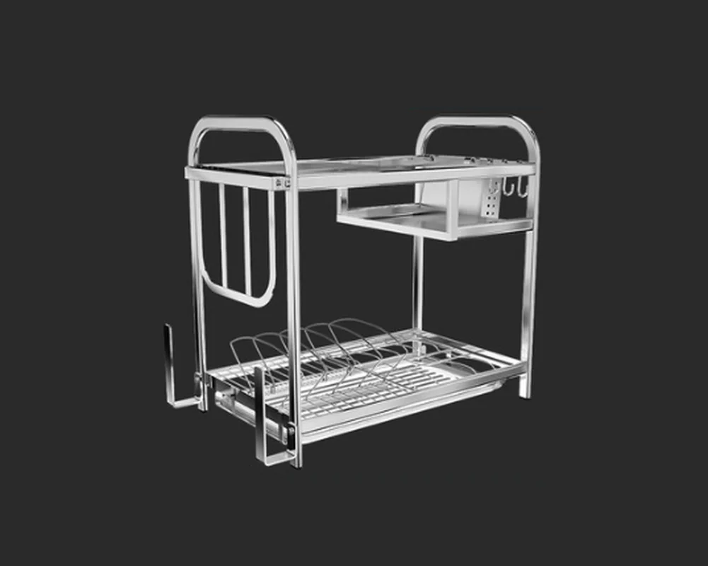  304 stainless steel kitchen Multifunction storage rack cutting board knife holder spice tableware o - 32910718803