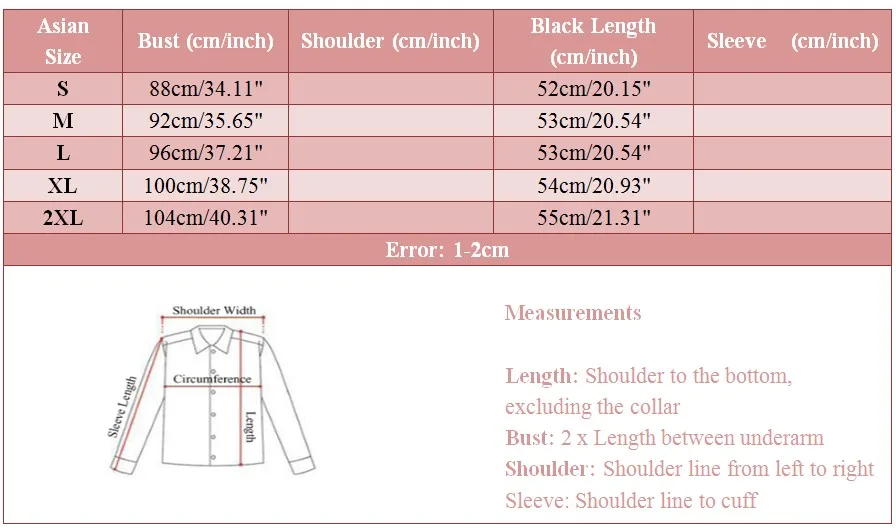 AO1051 Size