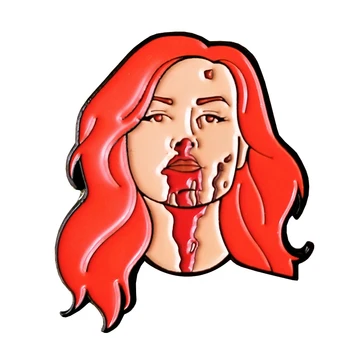 

Becky WK enamel wrestling pin