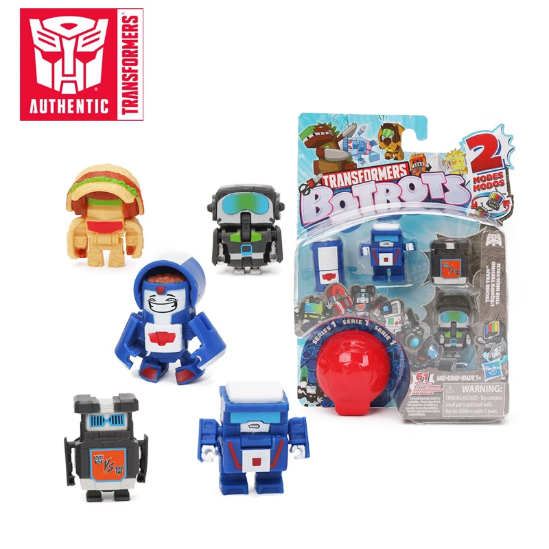 Эксклюзивные Трансформеры Botbots серии игрушек 1 Techie Team Sugar Shocking Toys 5 Pack Mystery 2 в