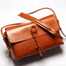 New style 2016 women genuine leather handbags cowhide real leather shoulder bag women messenger bags vintage bag bolsas KD5015