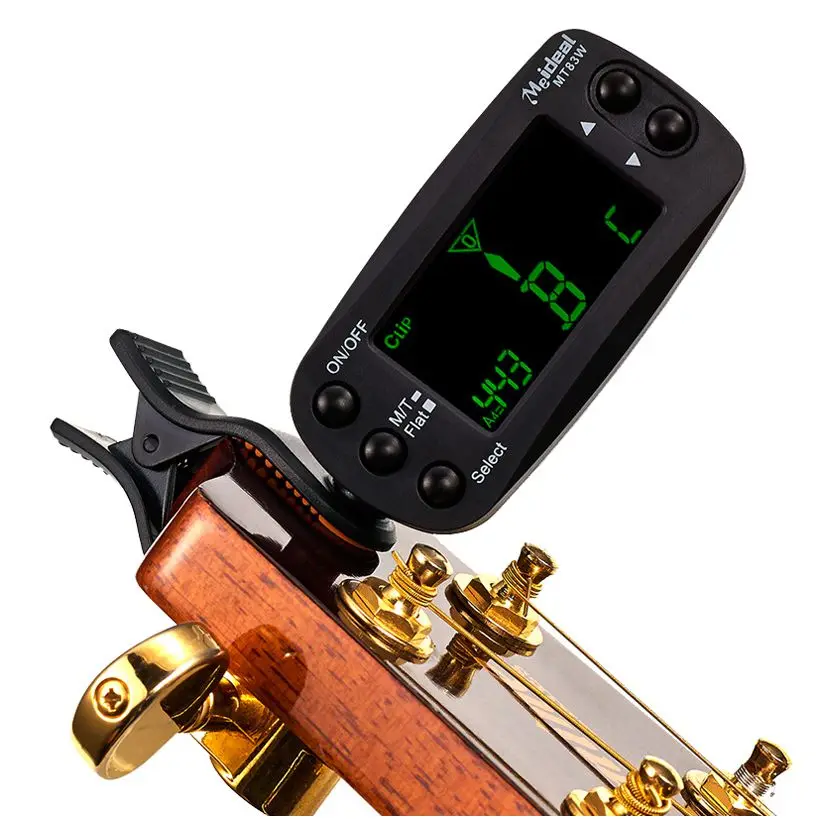 Meideal Charged 1 Black ABS Combo Tone Tuner MT83W with Button Battery piece 13.5cm * 10.5cm 2.5cm | Спорт и развлечения