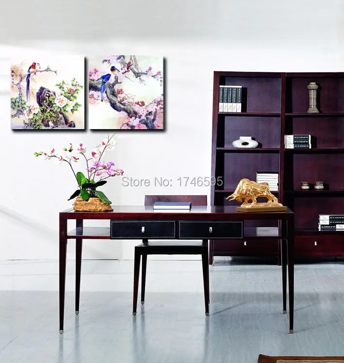 birds plum blossom