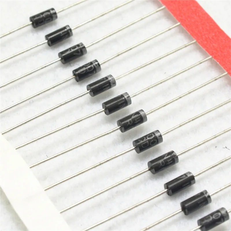 

100pcs/lot 1N4007 4007 1A 1000V DO-41 High quality Rectifier Diode IN4007 In Stock
