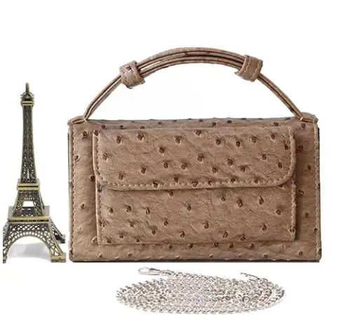 HIGHREAL Брендовая женская сумка-мессенджер из натуральной кожи с узором «крокодиловая кожа», женская сумка через плечо, повседневный клатч, Прямая поставка - Цвет: Ostrich khaki
