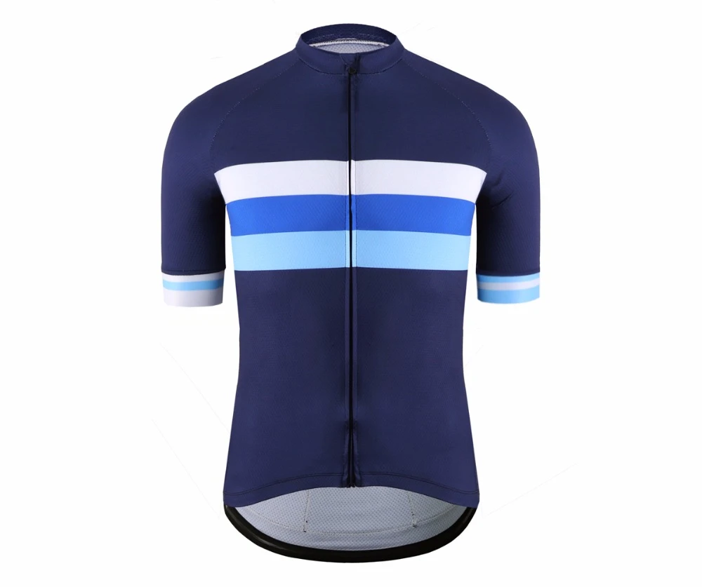 Spexcel Classic Mesh Breathable Pro Short Sleeve Cycling Jerseys High Quality Bicycle Shirt Blue