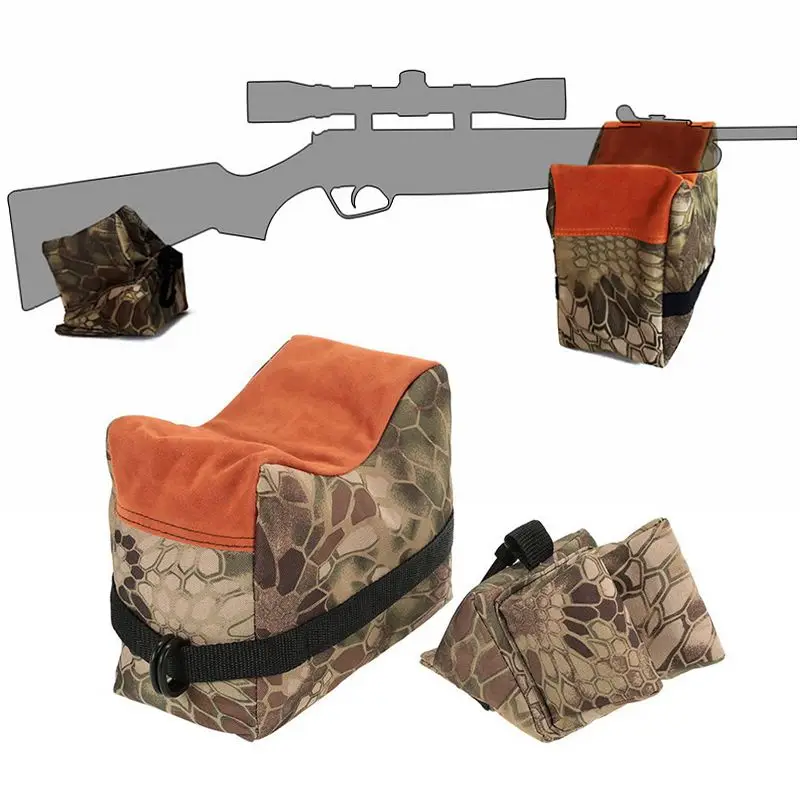 Portable Shooting Front Rear Bench Rest Bag Rifle Target Stand for Hunting Gun 