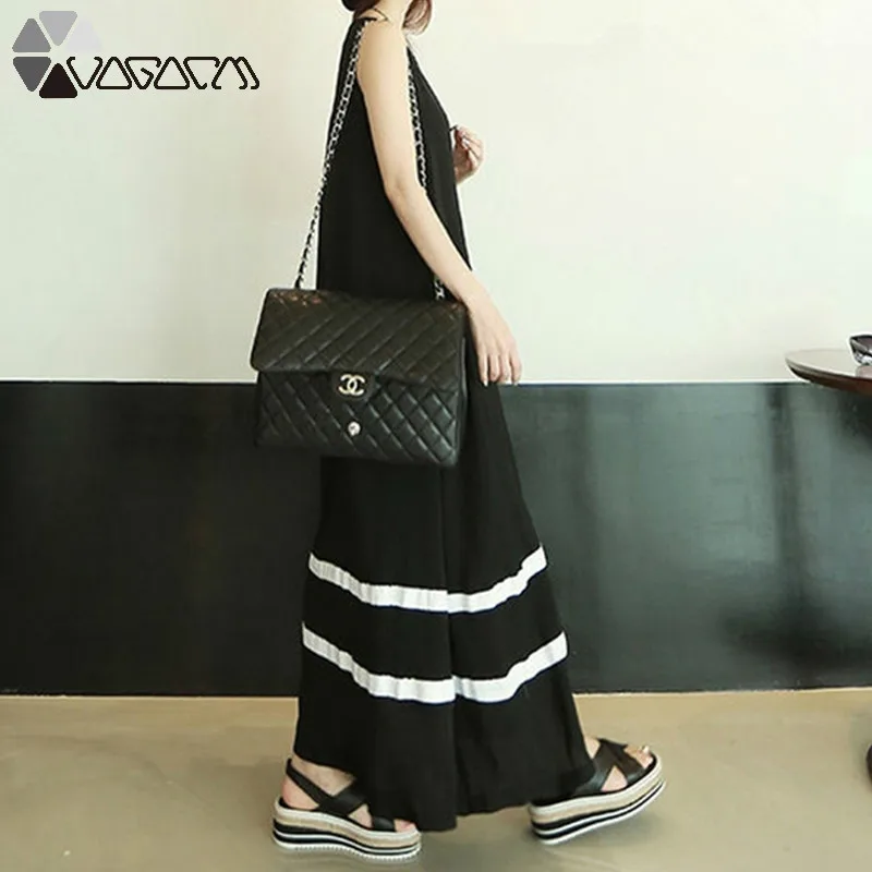 

2019 Long Summer Sundresses Women Casual Club Dresses Maxi Dress Ladies Simple Sexy Beach Dresses Black Plus Size Dress Vestidos