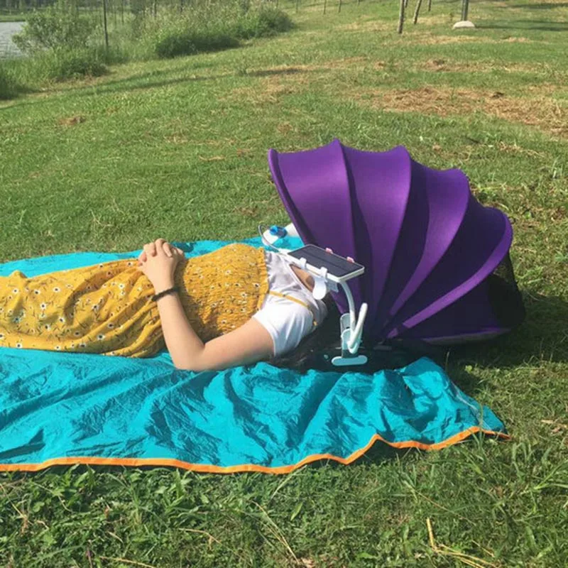 

Newly Portable Personal Face Shade Adjustable Beach Sun Protecting Tent Awnings BN99