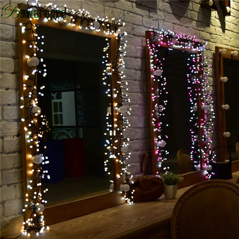 

bowarepro Christmas holiday light LED decorations 400 LED Pendants DC 30V Warm Color 3m String Light For Wedding Christmas Party