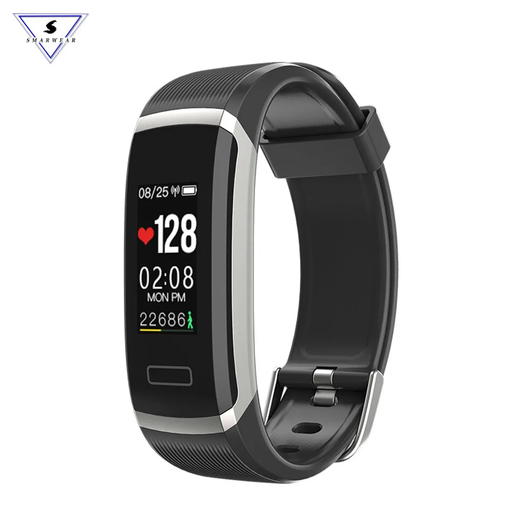 

GT101 Smart Wristband Bracelet Sport Ecg Watch Heart Rate Monitor Pedometer Fitness Activity Tracker Compatible IOS Android