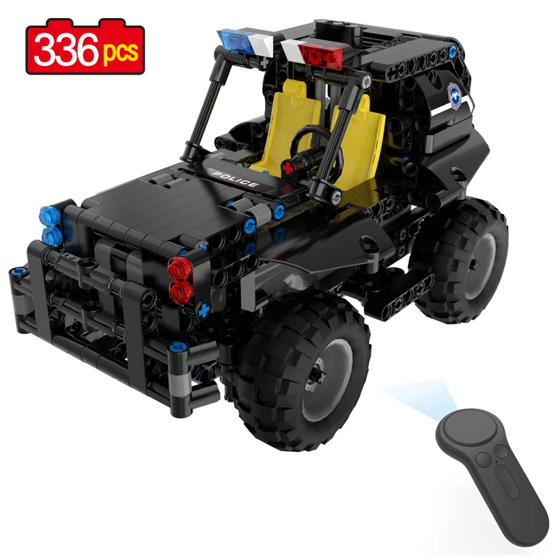 

RC Technic Series Swat Vehicles Model Building Blocks Compatible LegoINGLYS Technic Vehicles Bricks Set Toys For Children Gifts