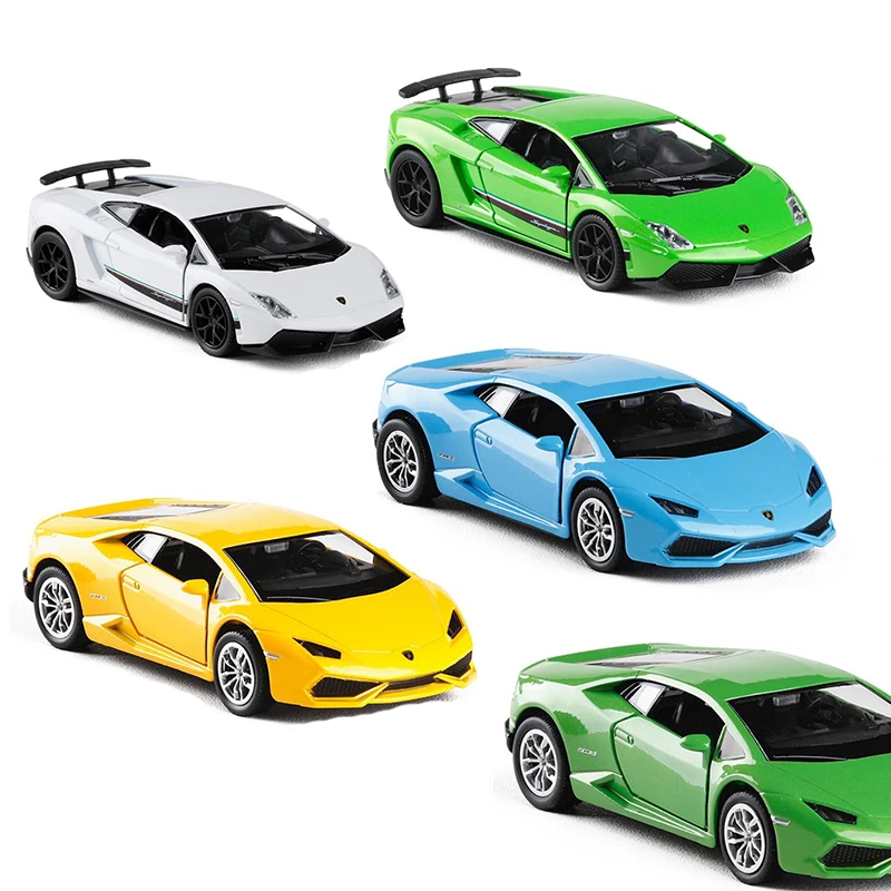 

1PCS 1:36 Simulation Vehicles Diecast Model Car Alloy Metal For Gallardo LP570 LP610 Model Car Toy For Boys V011