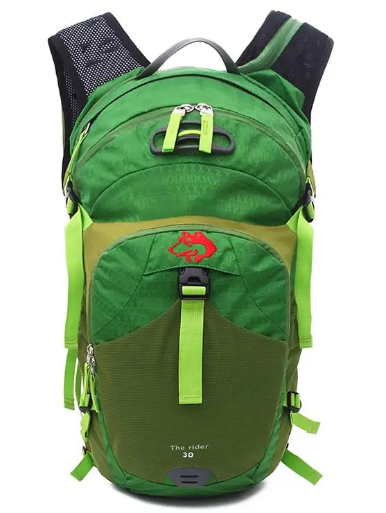 30L унисекс Открытый Спорт Велоспорт Туризм Кемпинг путешествия рюкзак сумки водонепроницаемый нейлон Кемпинг Треккинг Bacpacks рюкзак сумка - Цвет: Green