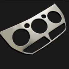 Автомобильный Стайлинг панель кондиционирования воздуха Стикеры Центр Чехол для пульта для Ford Kuga ESCAPE 2013 на Нержавеющая сталь 1 шт.; комплект из двух предметов