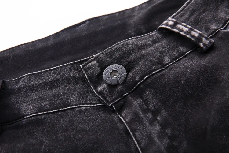 ASYMSAY 2017 новые модные женские черные свободные брюки для женщин AC8001|black denim|fashion