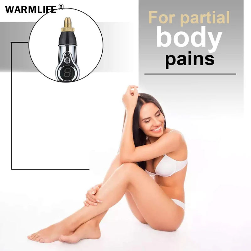 2019 Newst Electronic Acupuncture Pen Electric Meridians Laser Therapy Heal Massage Pen Meridian Energy Pen Relief Pain Tools