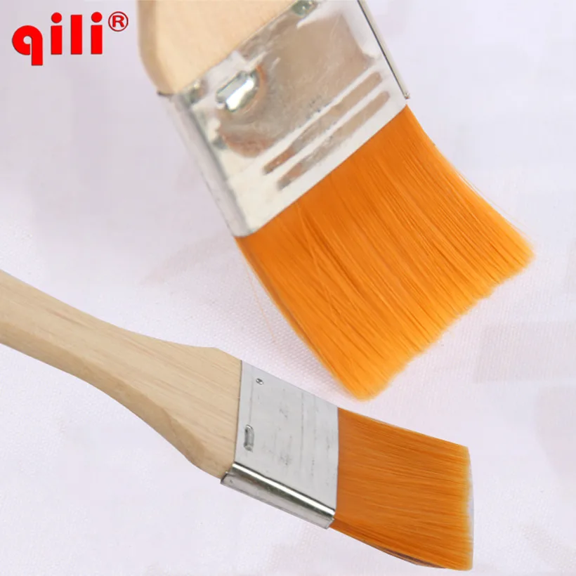 Qili автомобильный очиститель с деревянной ручкой Нейлоновая Щетка для волос