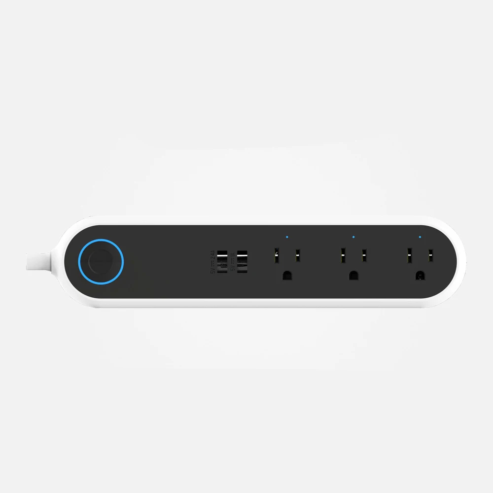 

Smart home automation mobile phone control smart wifi switch socket insert US regulation sound control wifi smart row plug