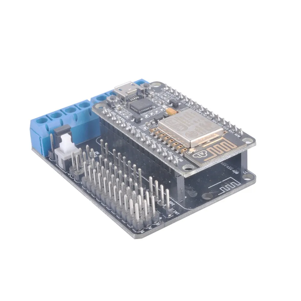 

Node MCU NodeMCU Development Kit Motor Shield L293DD ESP8266 ESP-12 WiFi Shortcut Module