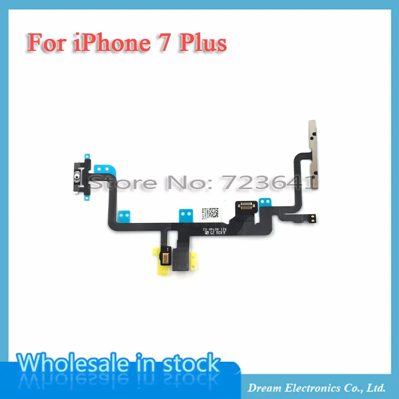 Mxhobic 20 шт./лот Мощность ON/OFF& Volume Button Инструменты для наращивания волос с Flex ленты кабель для iPhone 7 г плюс 4.7 5.5 Запчасти для авто