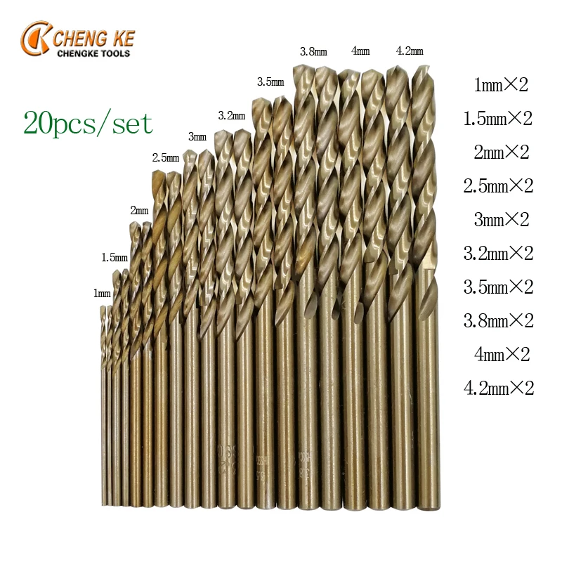 Cobalt Drill Bit Set >> CHENG KE 20Pcs/Set twist drill bit small size 1mm 1.5mm ... Cobalt Drill Bit Set >> CHENG KE 20Pcs/Set twist drill bit small size 1mm 1.5mm ...