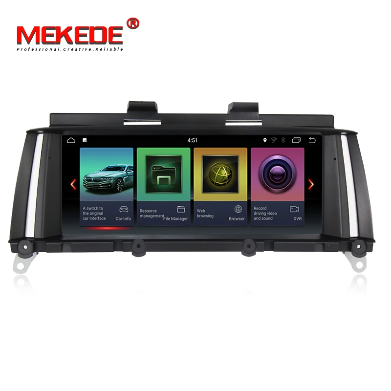

MEKEDE Android 7.1 Car GPS navigation Radio player for BMW X3 F25 2010-2013 Original CIC/NBT System 2G RAM 32G ROM IPS screen
