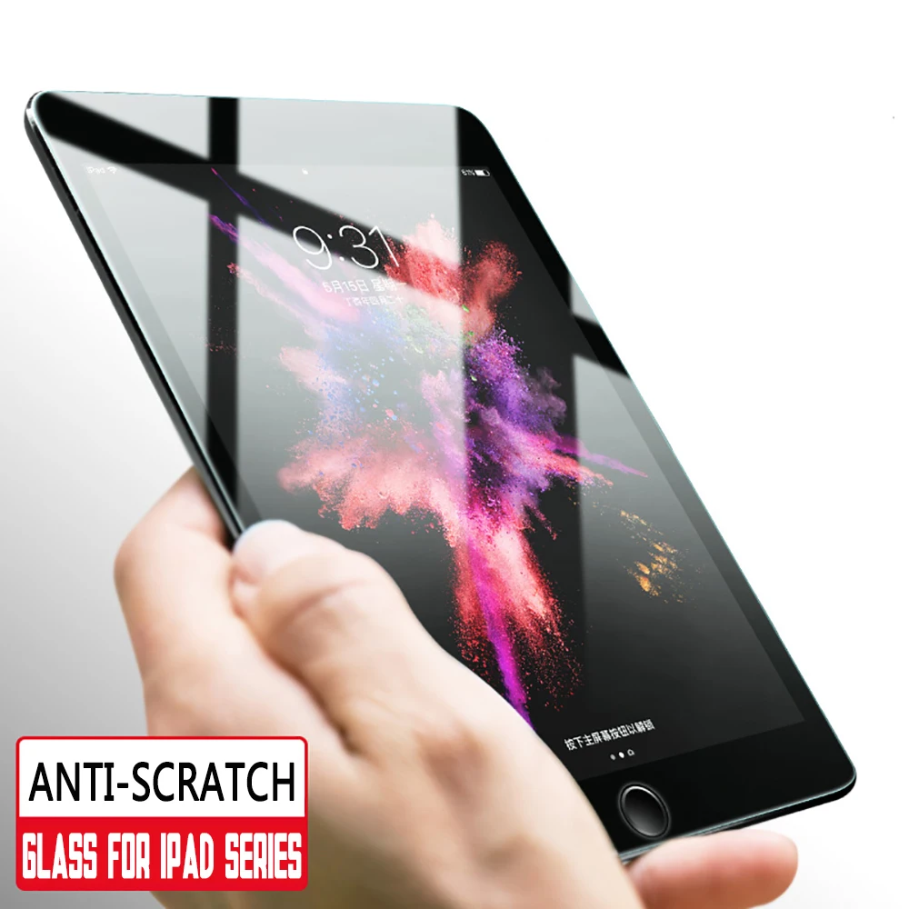 Защитное стекло закаленное для нового iPad 2018 9 7 Mini 1/2/3/4 2/3/4/5/6 Air 2/1 9H|screen protection