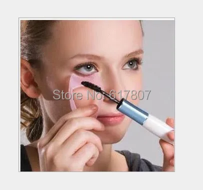 

1PCS 3in1 Eyelash Comb Card Eyebrow Brush Mascara Applicator Curler Guide Makeup