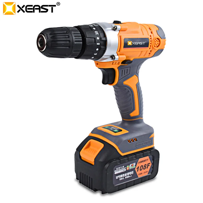 Ударная дрель XEAST 108VF аккумуляторная электрическая отвертка ручной шуруповерт