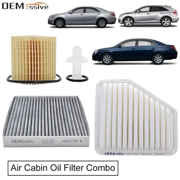 

Oil Filter 04152-YZZA1, Air Filter 17801-31120, Cabin Filter 87139-YZZ08 Combo For Toyota RAV4 Avalon Camry Venza 3.5L V6 Engine