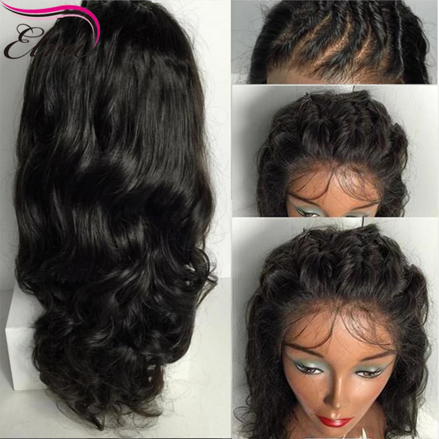 

8A Brazilian Lace Human Hair Wig Glueless Lace Front Human Hair Wigs Deep Body Wave Full Lace Human Hair Wigs For Black Women