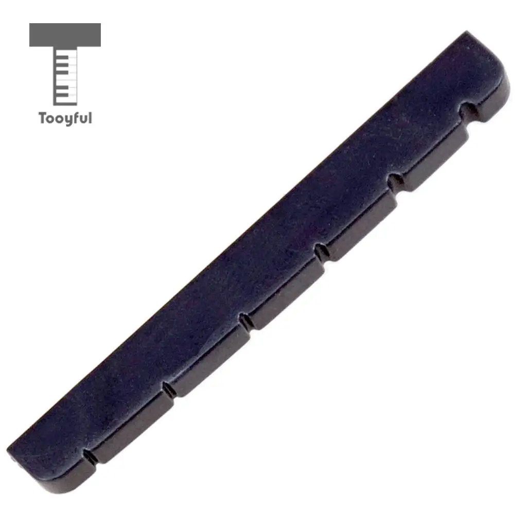 2pcs 6 String Electric Guitar Nut Slotted for Stratocaster Strat Telecaster Tele Guitar Replacement