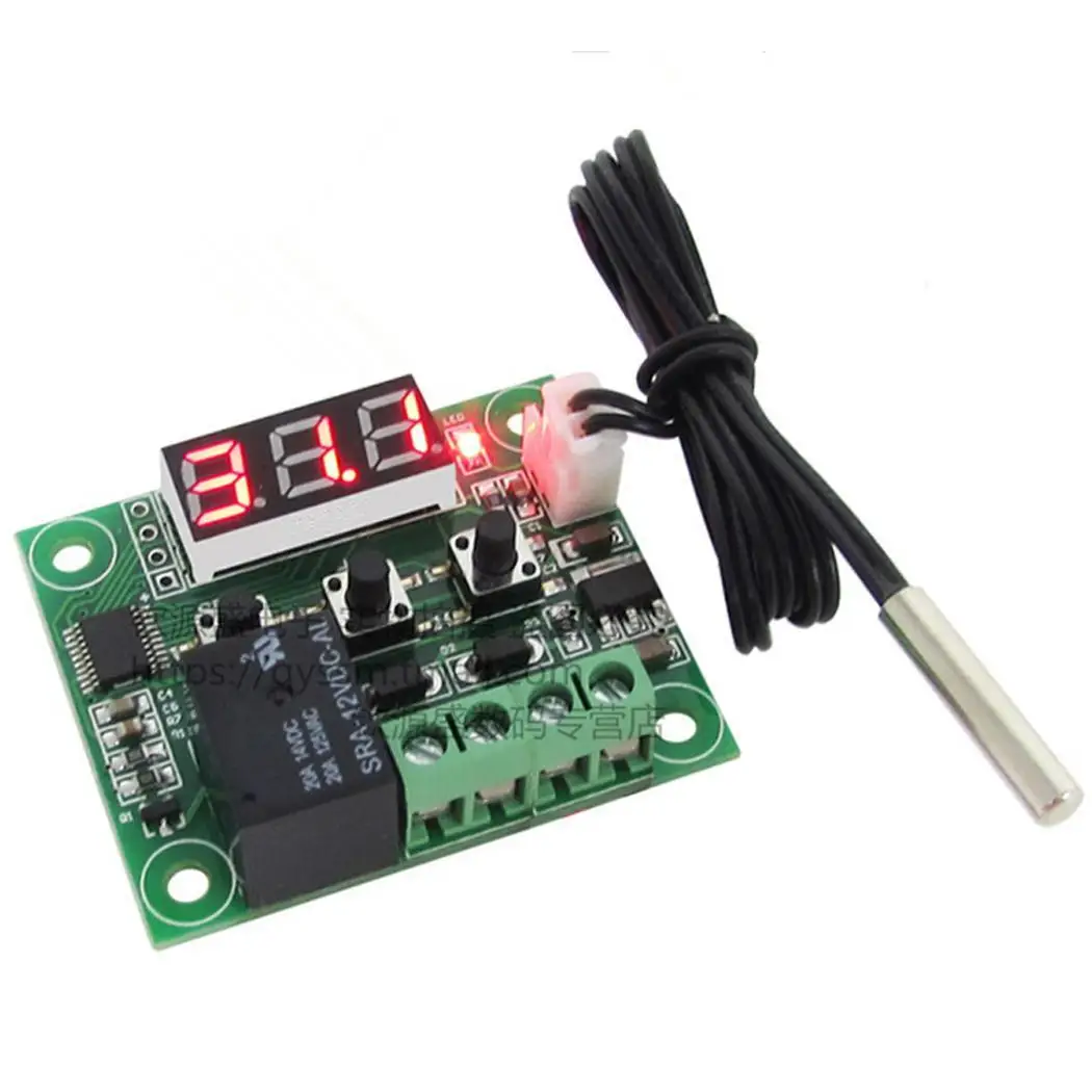 

Digital Temperature Controller Industrial Thermostat DC20A 14V fahrenheit or celsius display for refrigerator motor solenoid